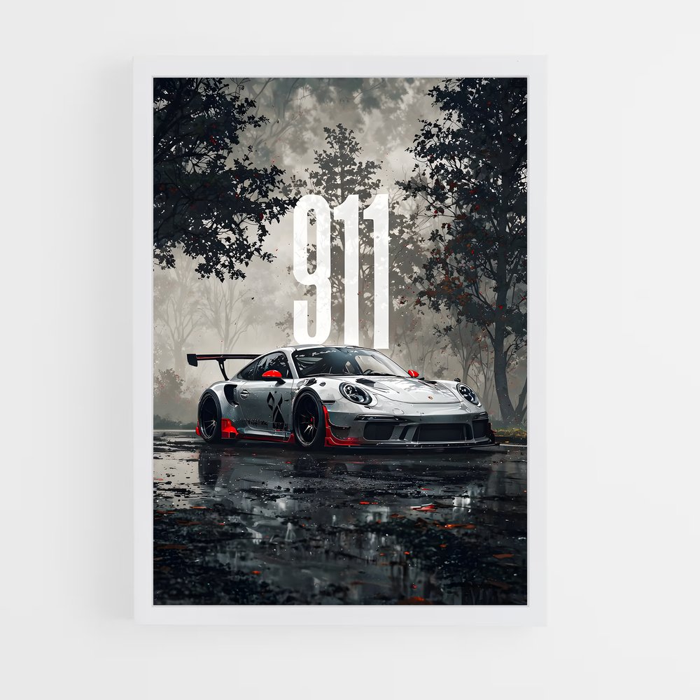 Poster Éclat Révolutionnaire – affiche Porsche (vue 3)